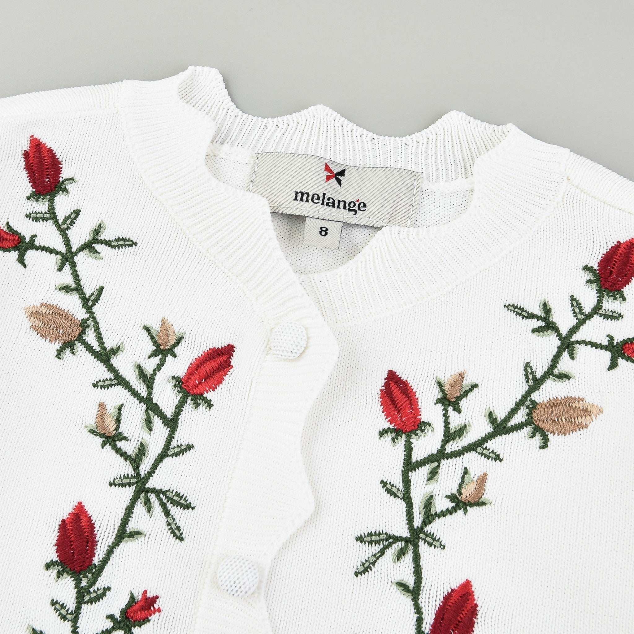 Melange Vivian Girls Knit Top - Image 4
