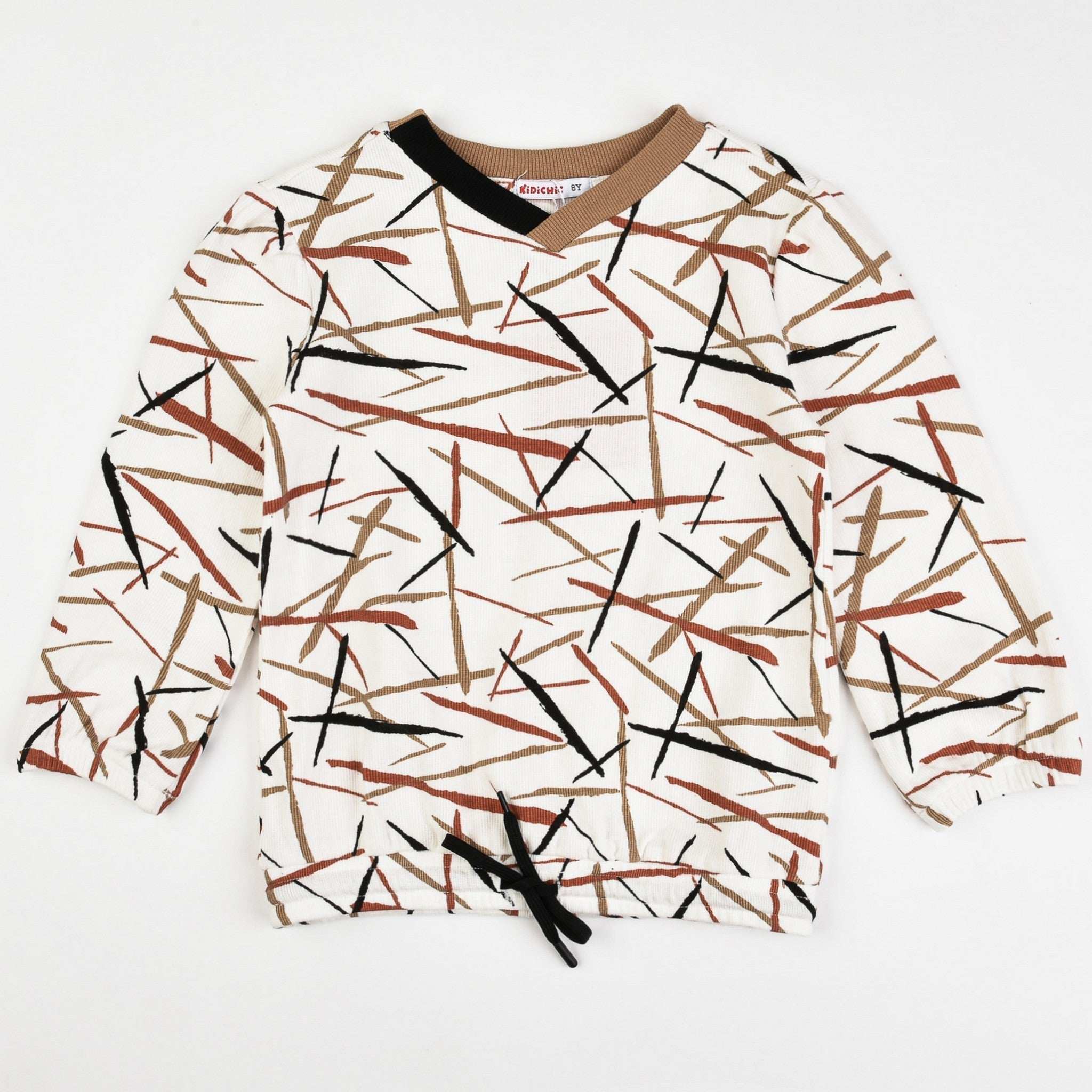 Girls Bamboo Print Top - Image 3