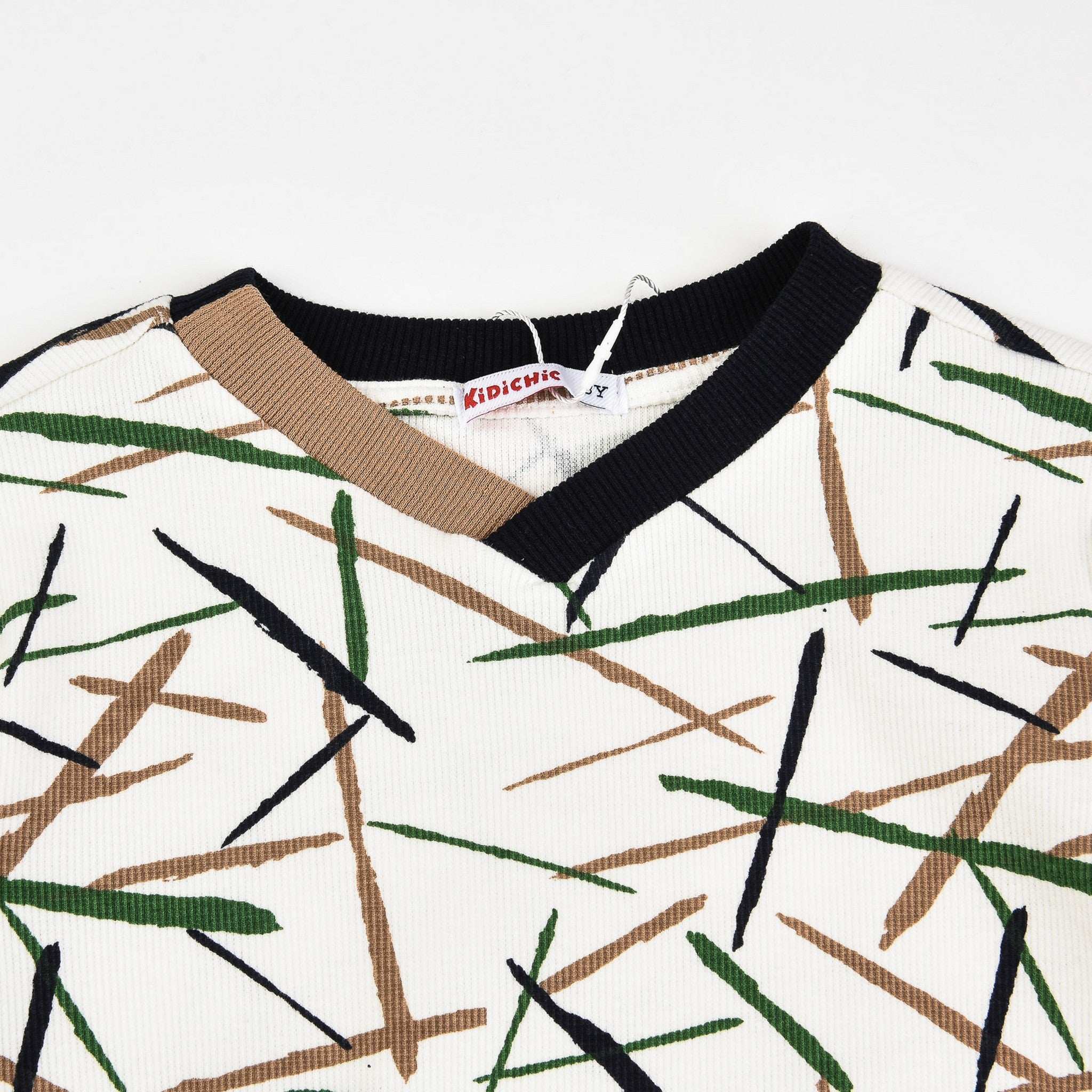 Girls Bamboo Print Top - Image 5