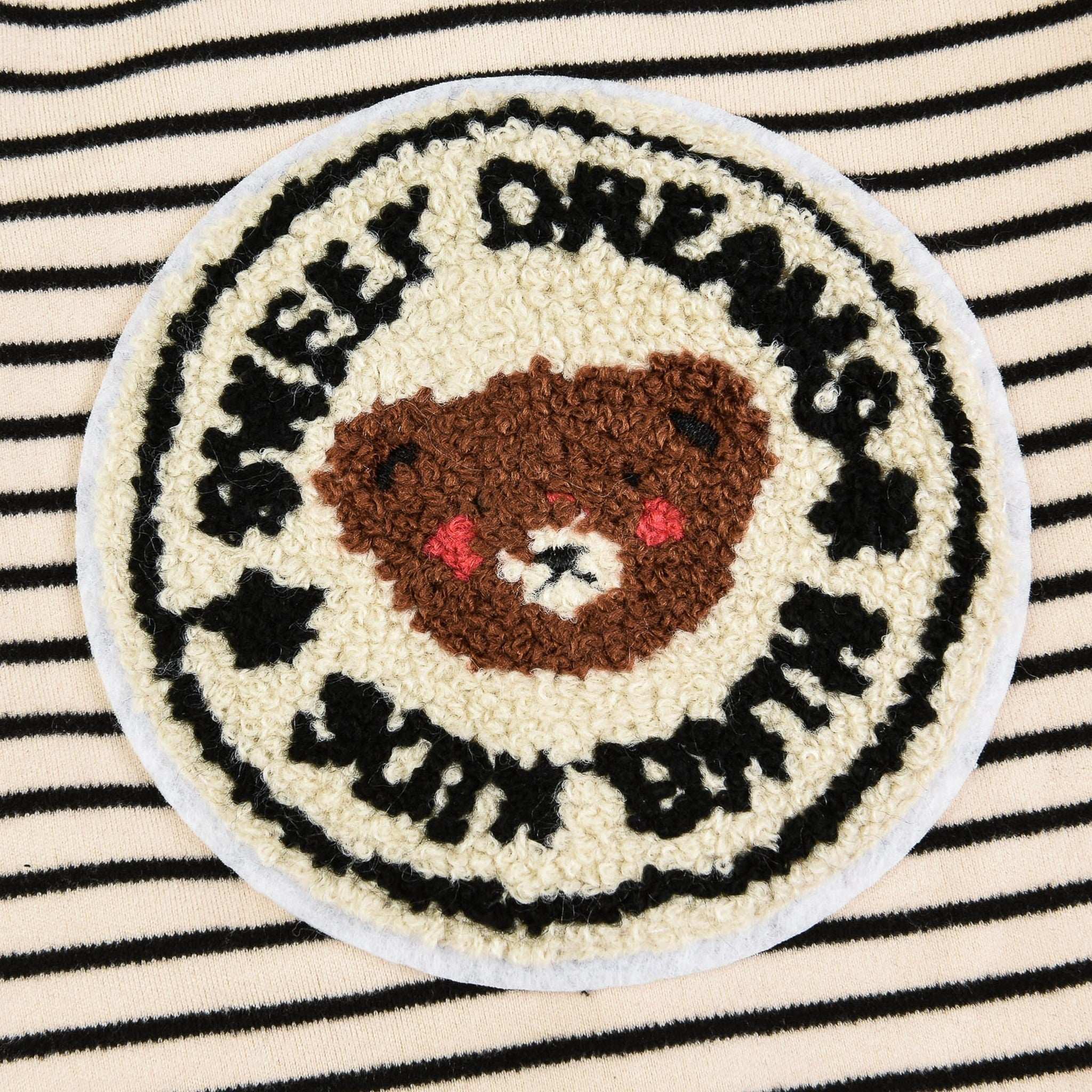 Melange Teddybear Stripes Stretchie - Image 5