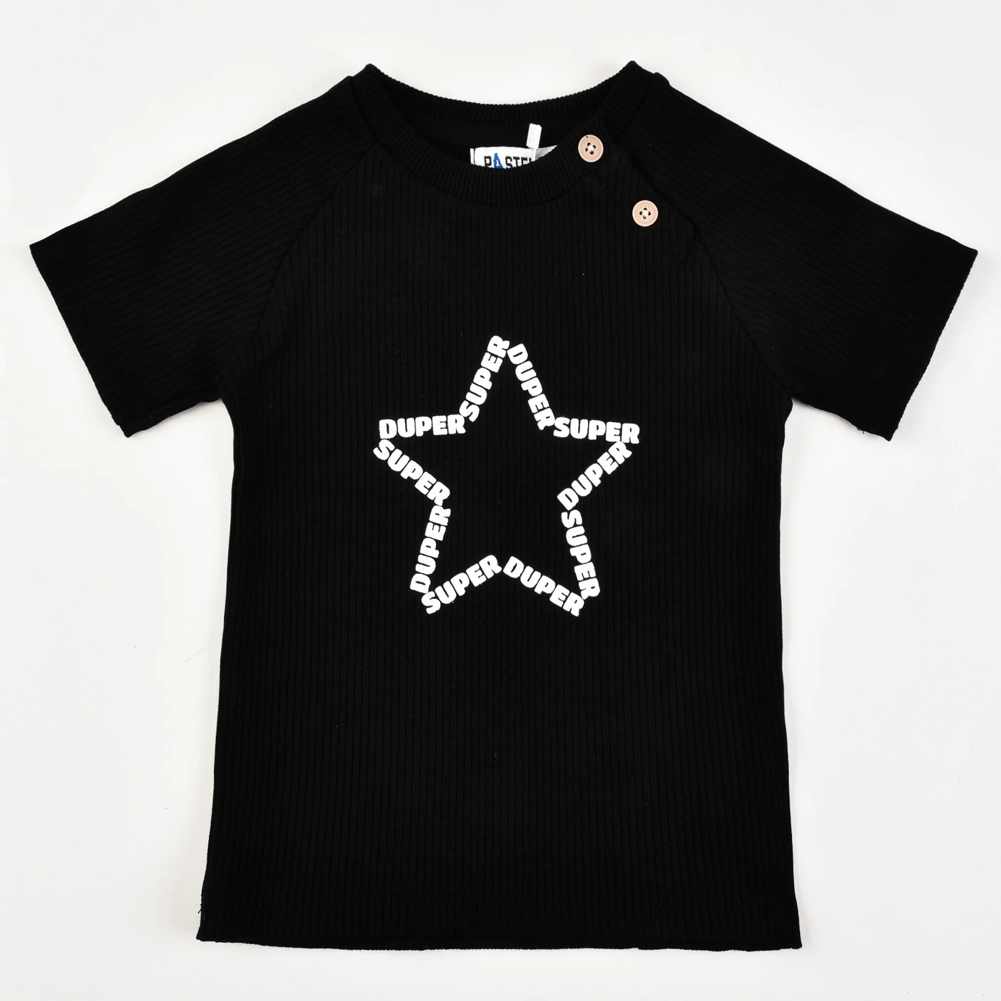 SS Rib T-Shirt With Art - Image 3