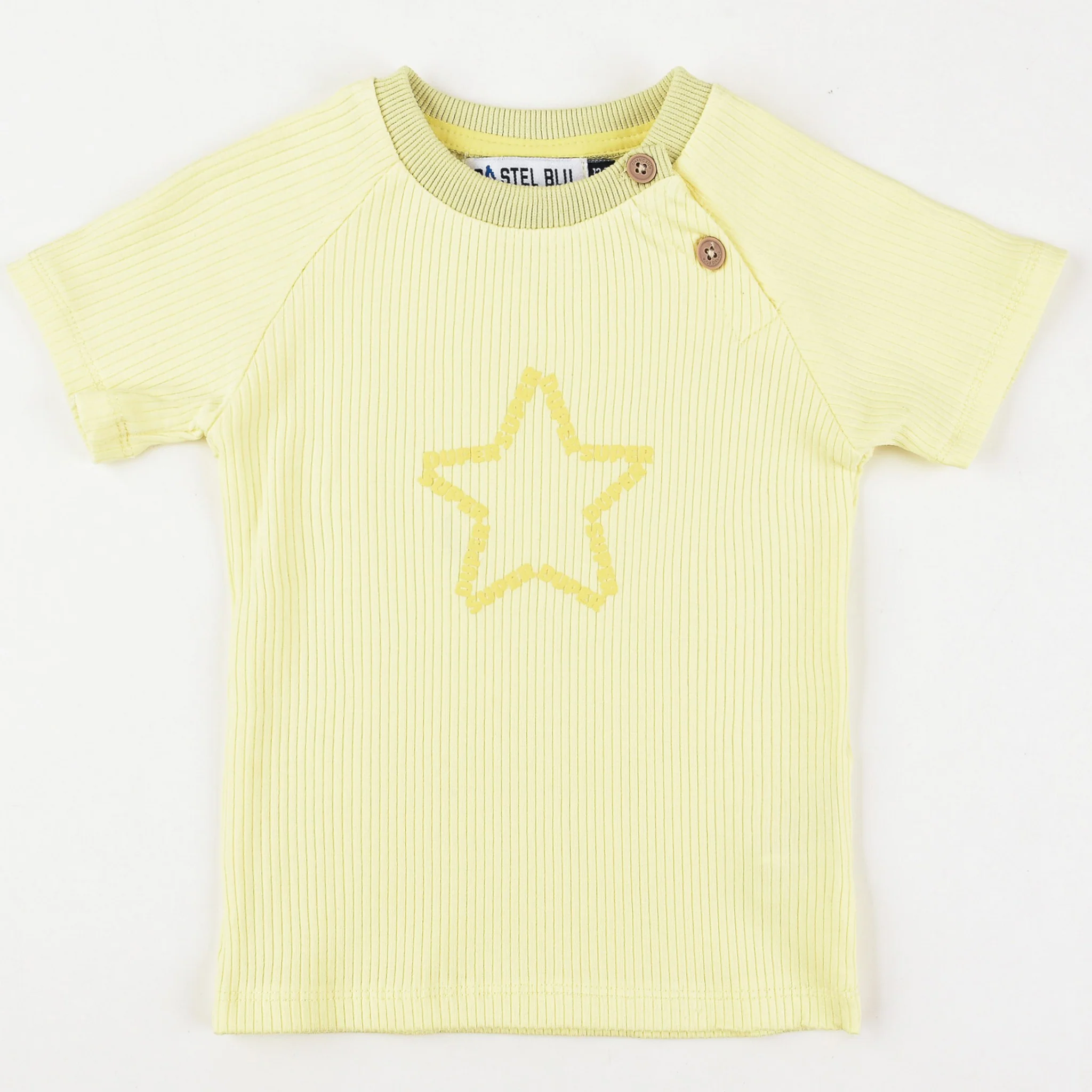 SS Rib T-Shirt With Art - Image 5