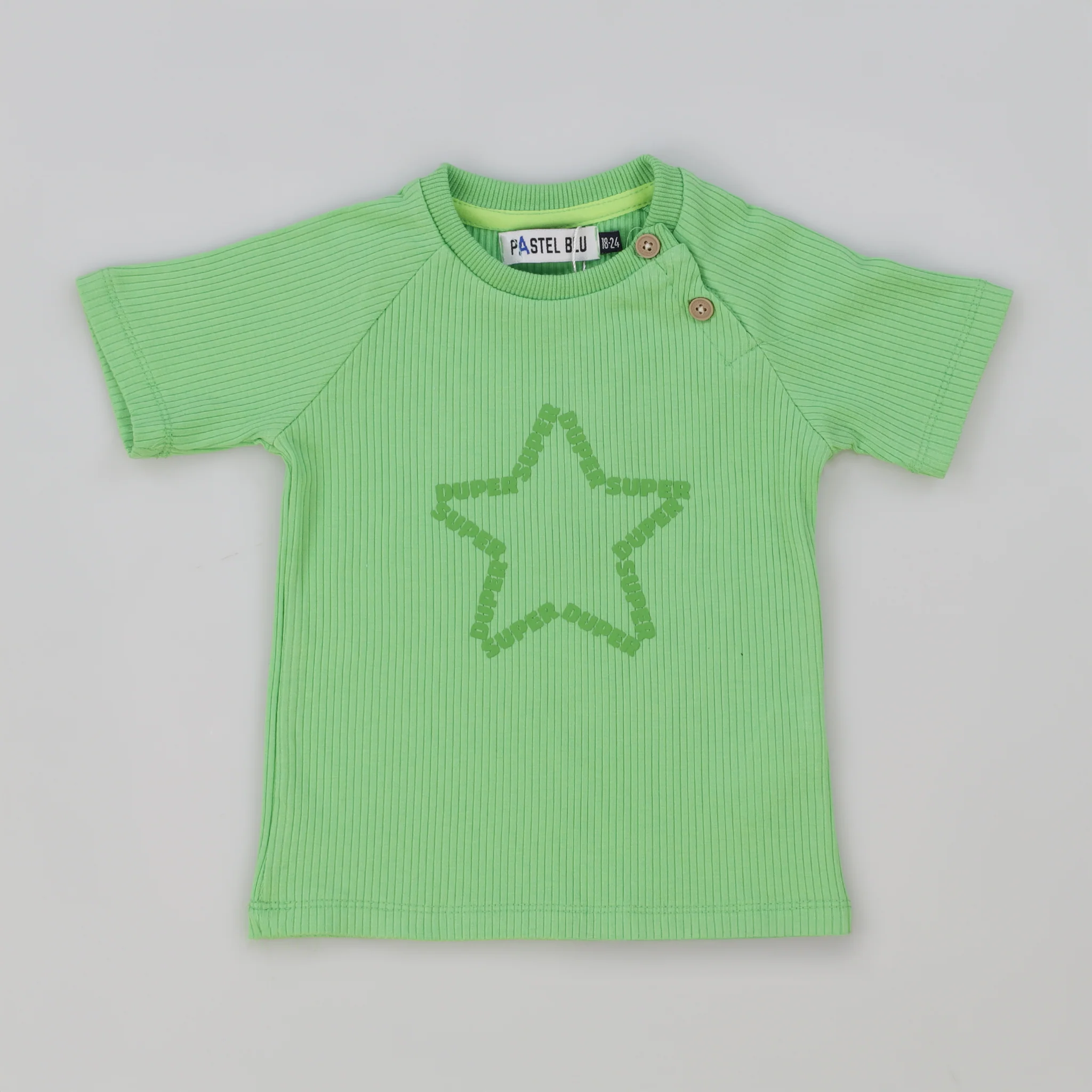 SS Rib T-Shirt With Art - Image 6