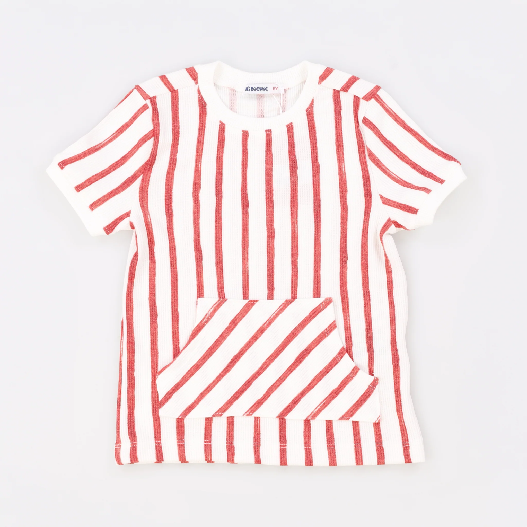 Stripe Waffle Top - Image 3