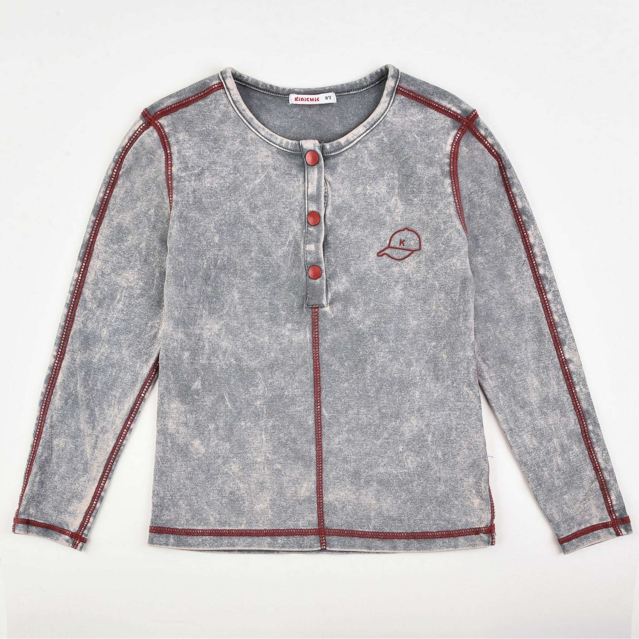 Stone Wash Girls Shirt - Image 4