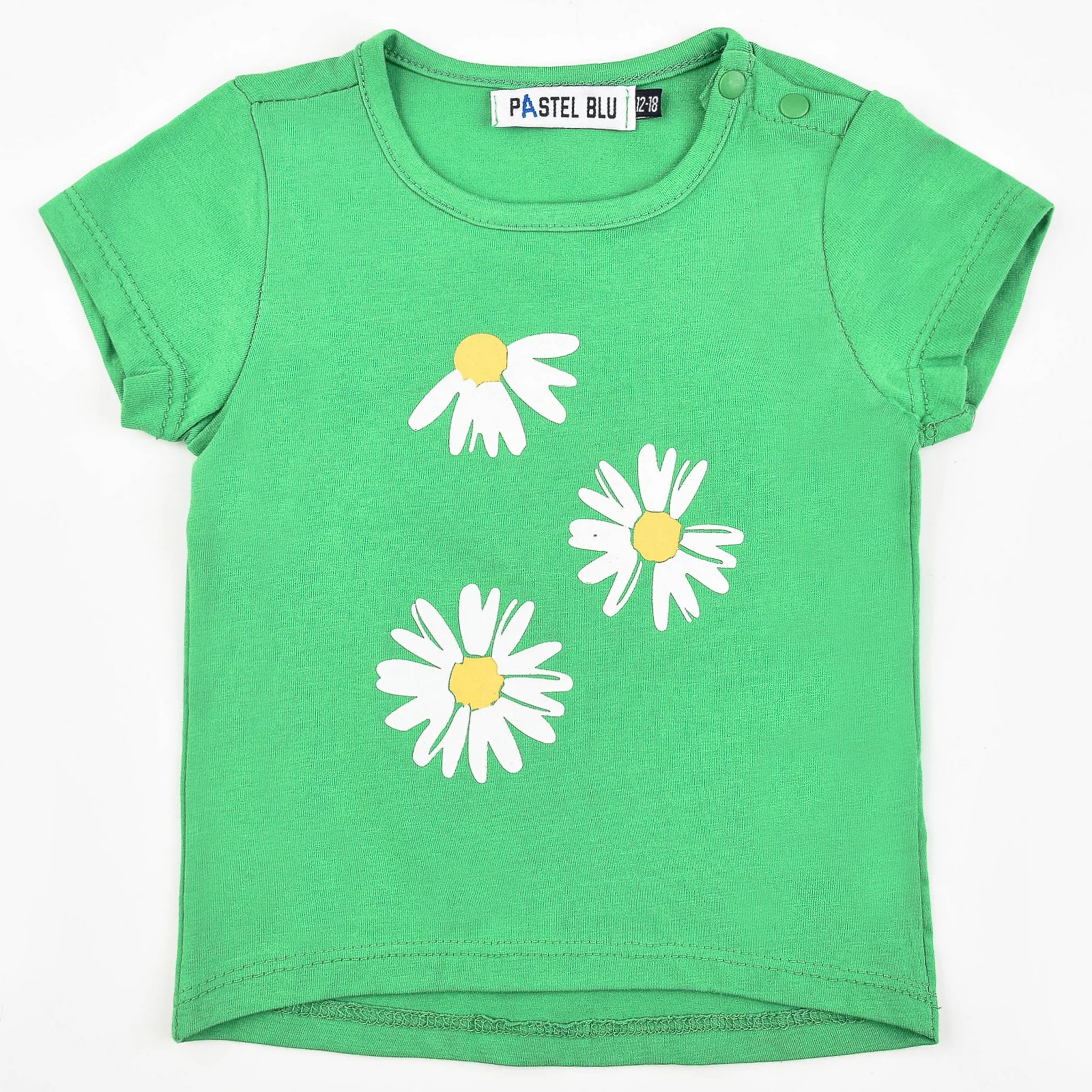 SS Baby Shirt With Flowers - Image 3