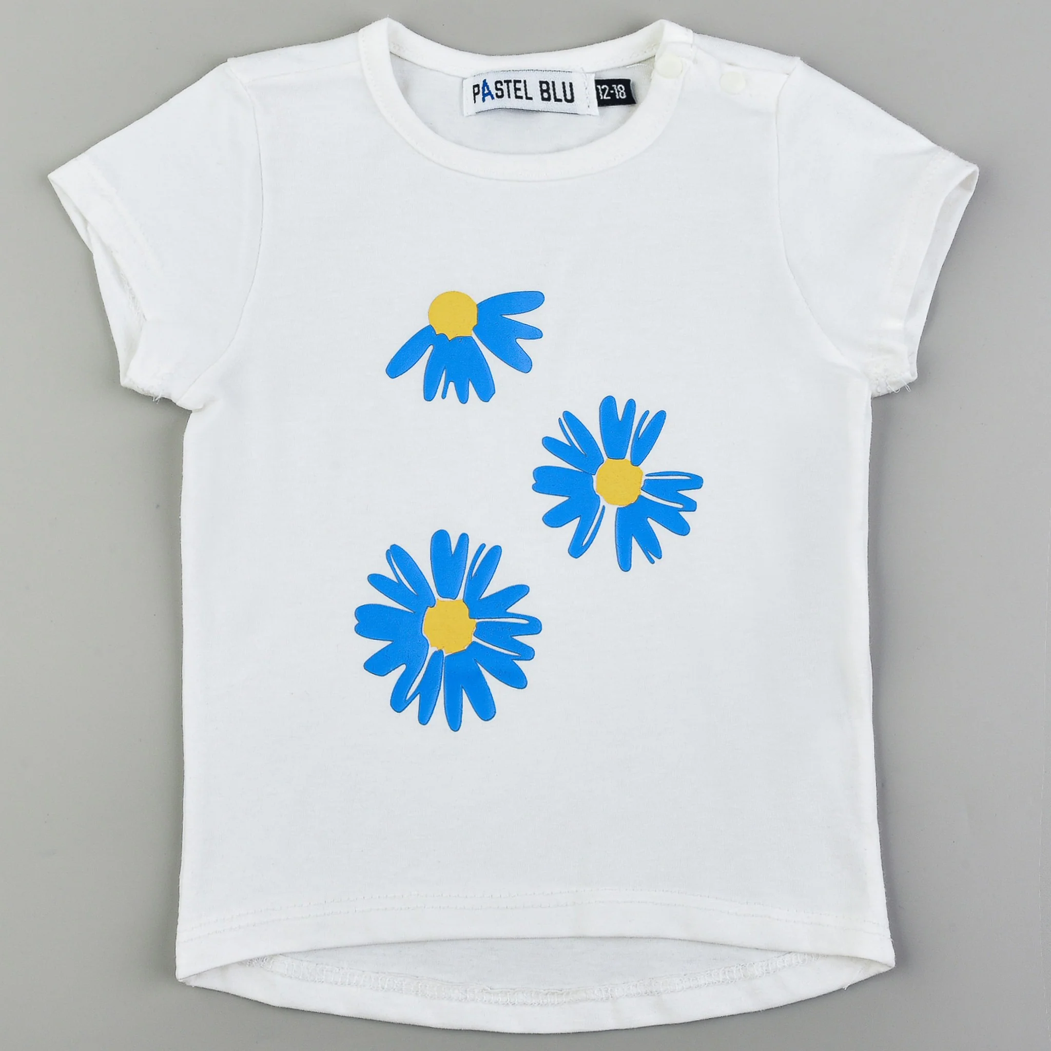 SS Baby Shirt With Flowers - Image 5