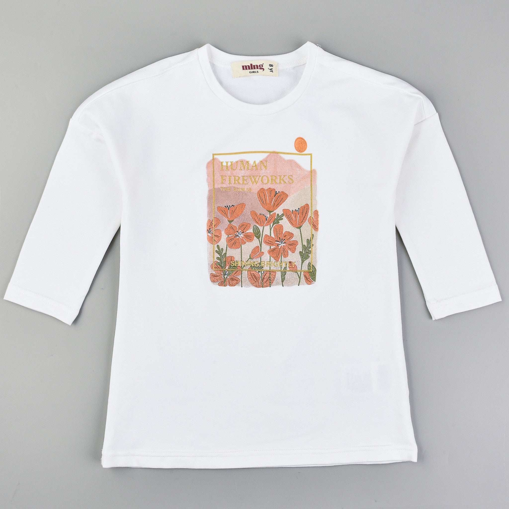 Melange Flower Shirt - Image 3