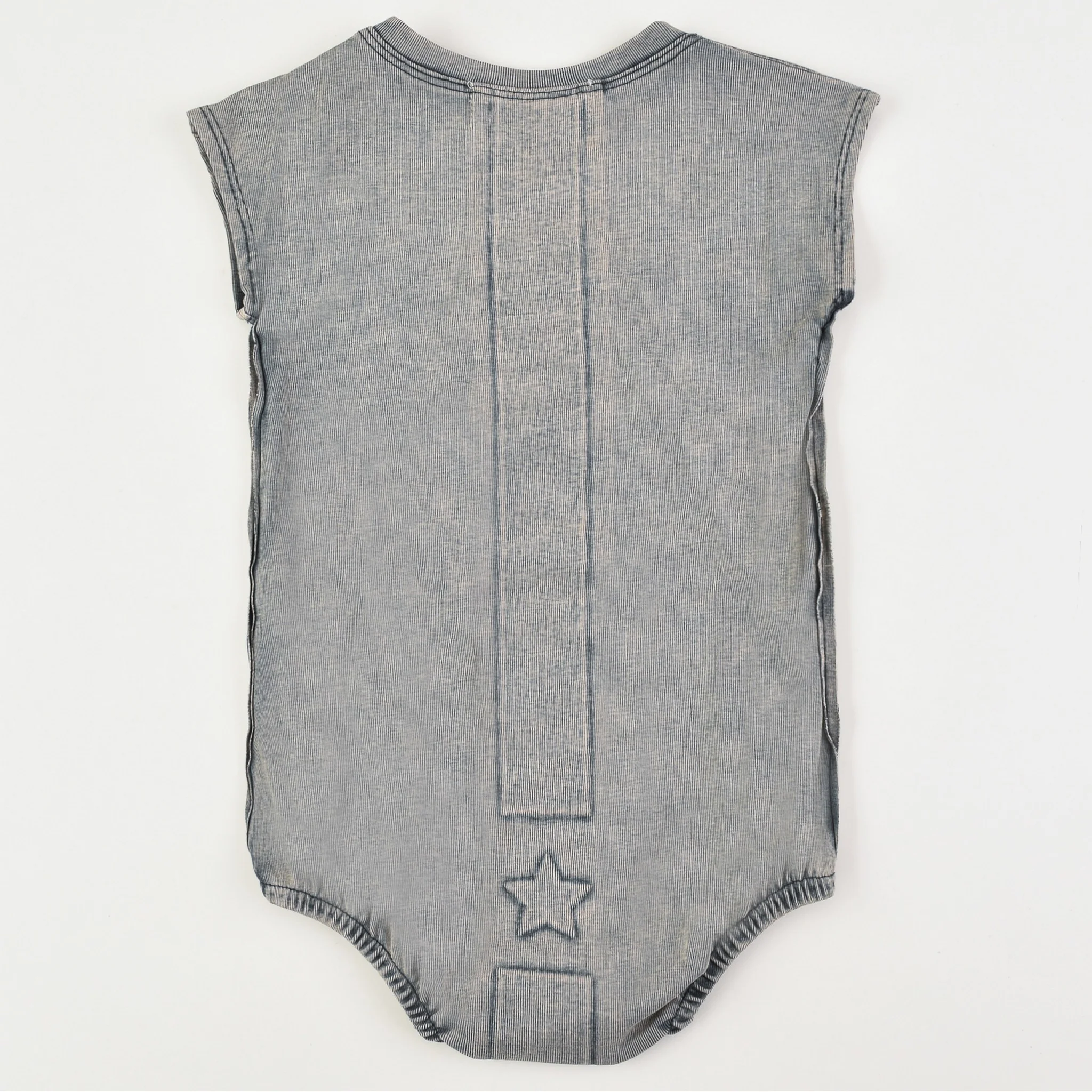 Melange Jeans Wash Overall/Dress - Image 4