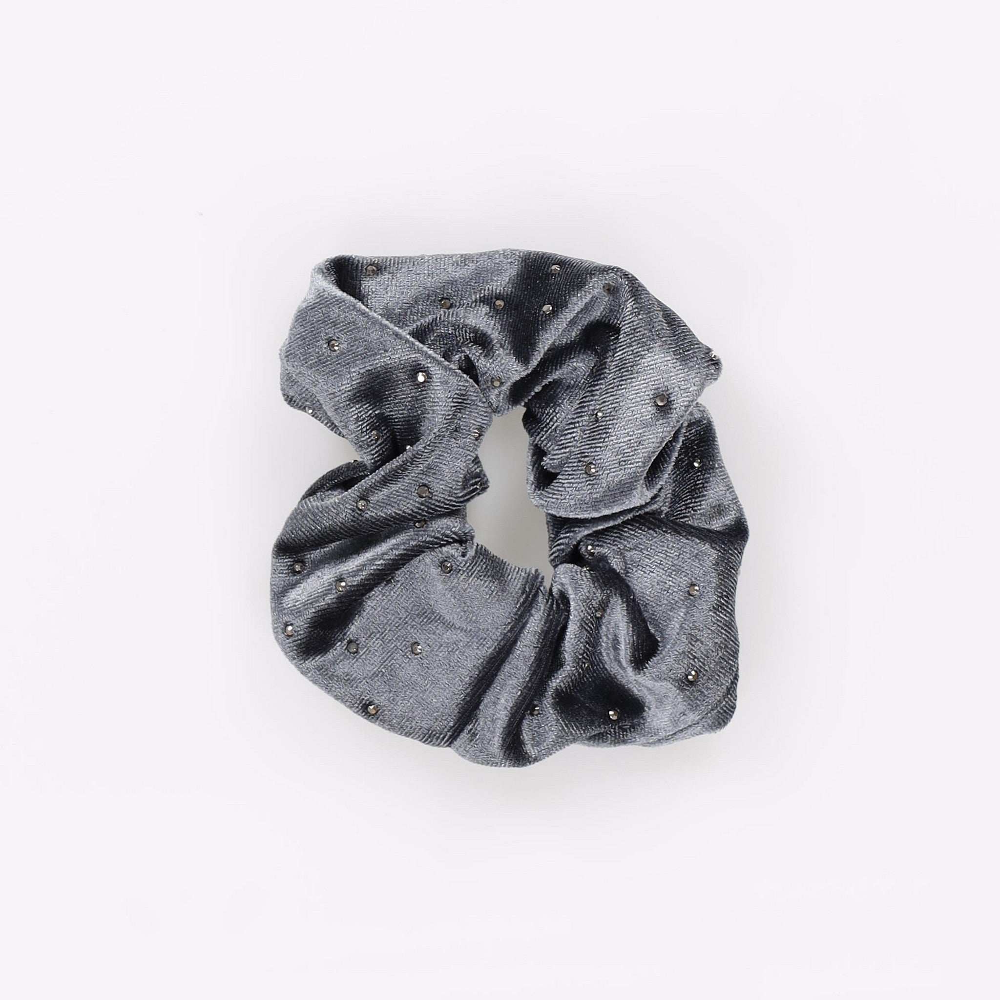 Velvet Zircon Scrunchie - Image 3