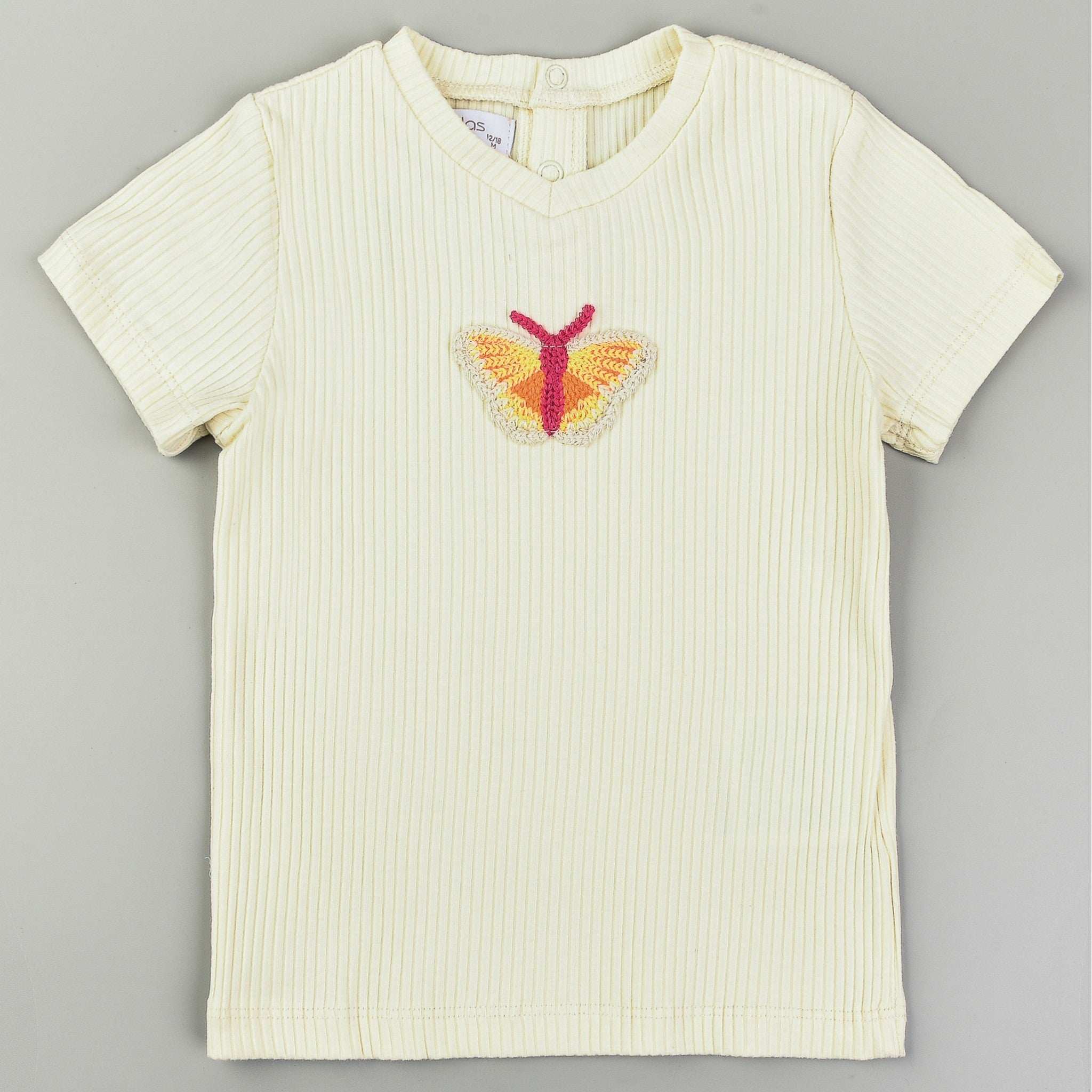 Hadas Butterfly Rib Tee - Image 2