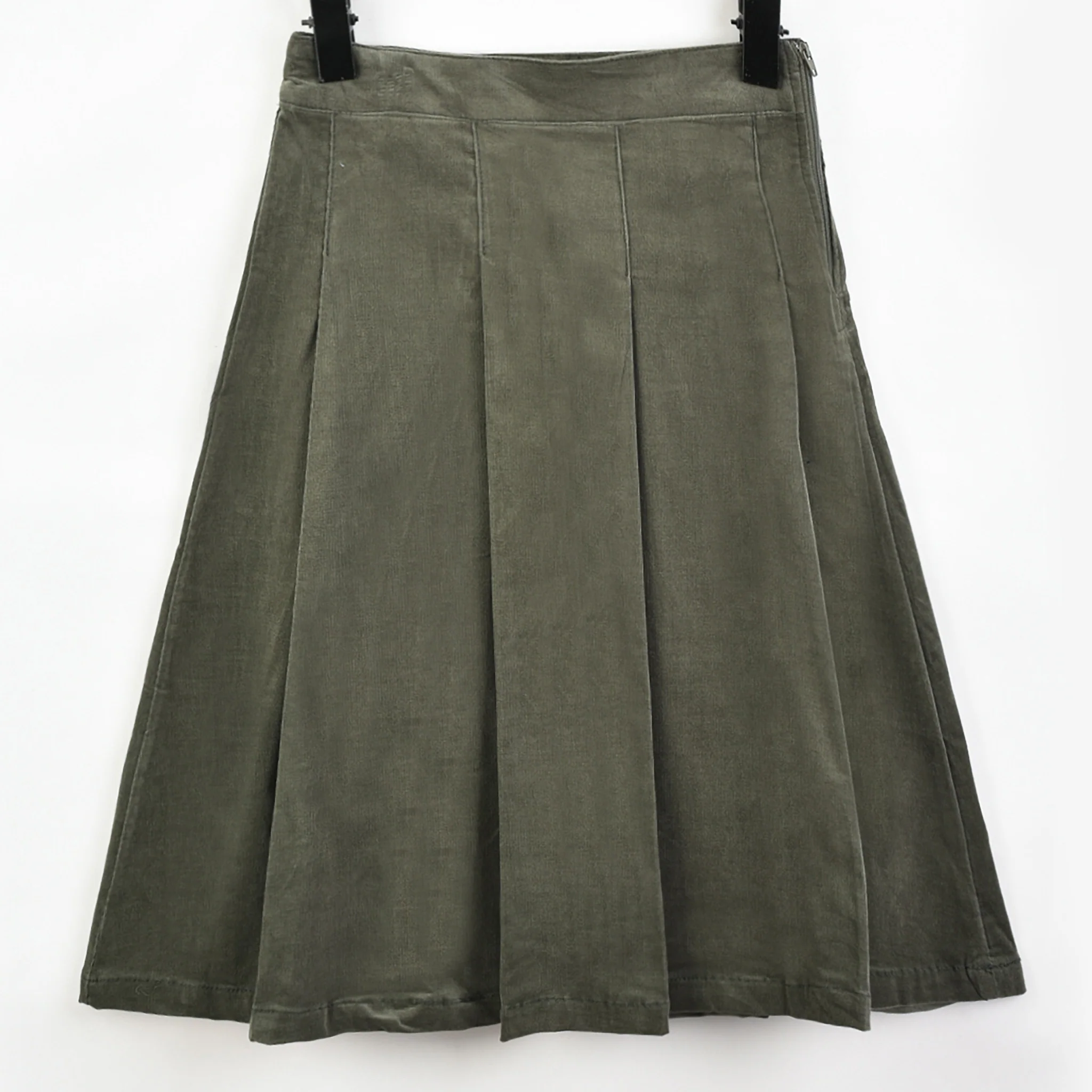 Corduroy Panel Skirt - Image 2