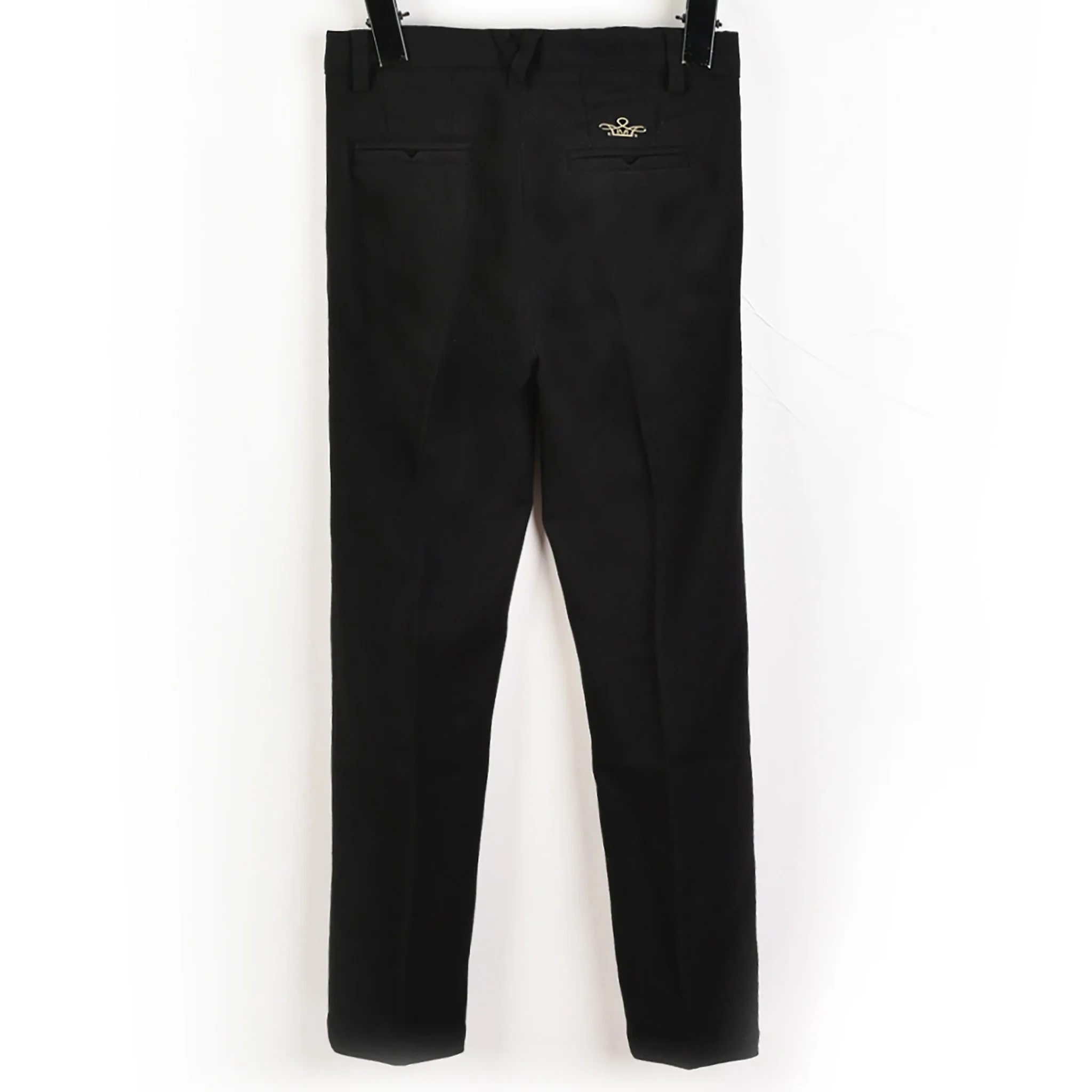 Melange Wool Black Pants - Image 2
