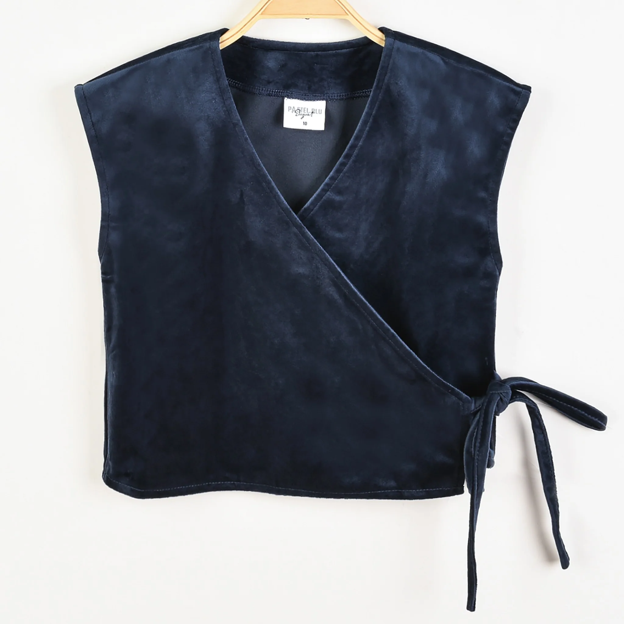 James Velvet Wrap Vest - Image 3