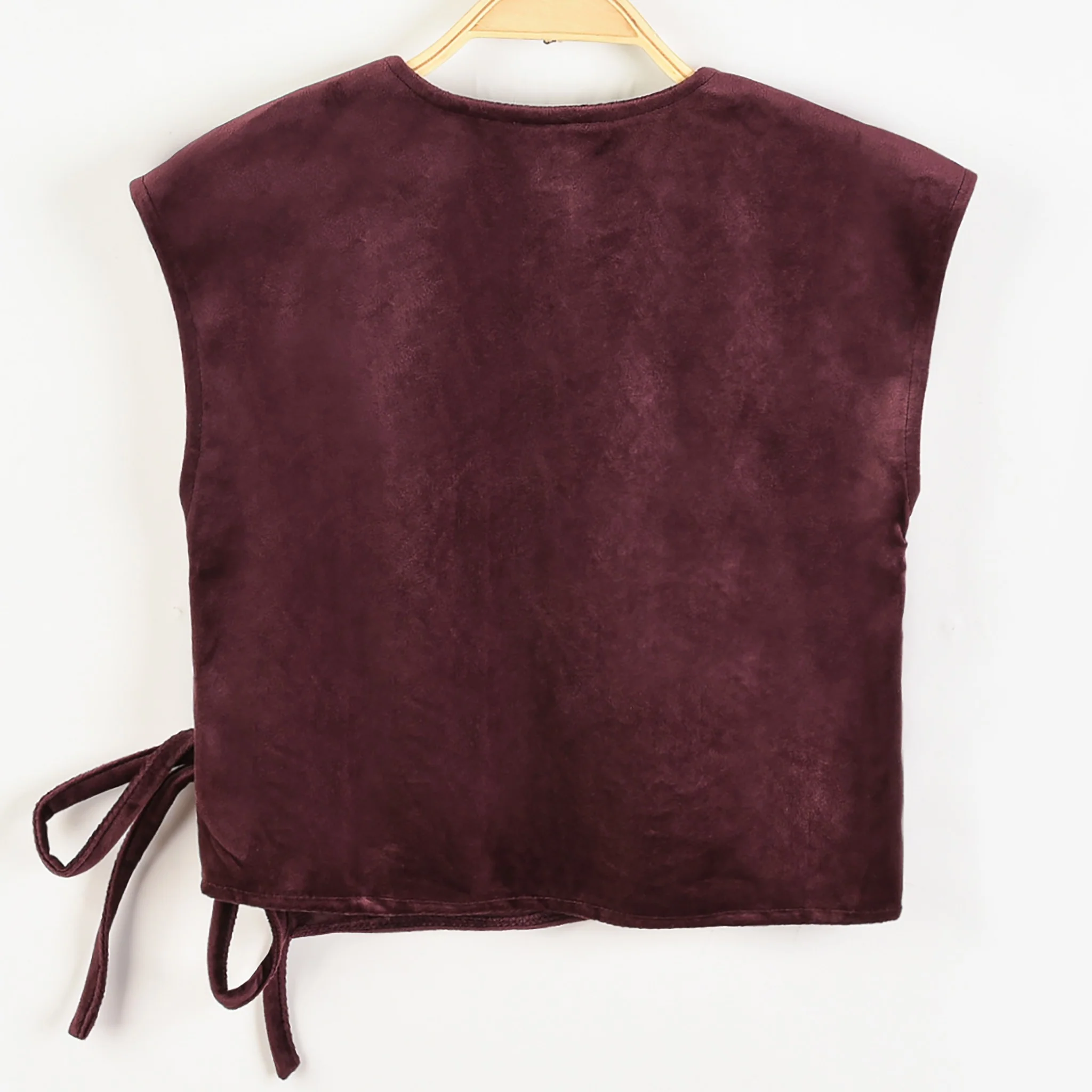 James Velvet Wrap Vest - Image 4