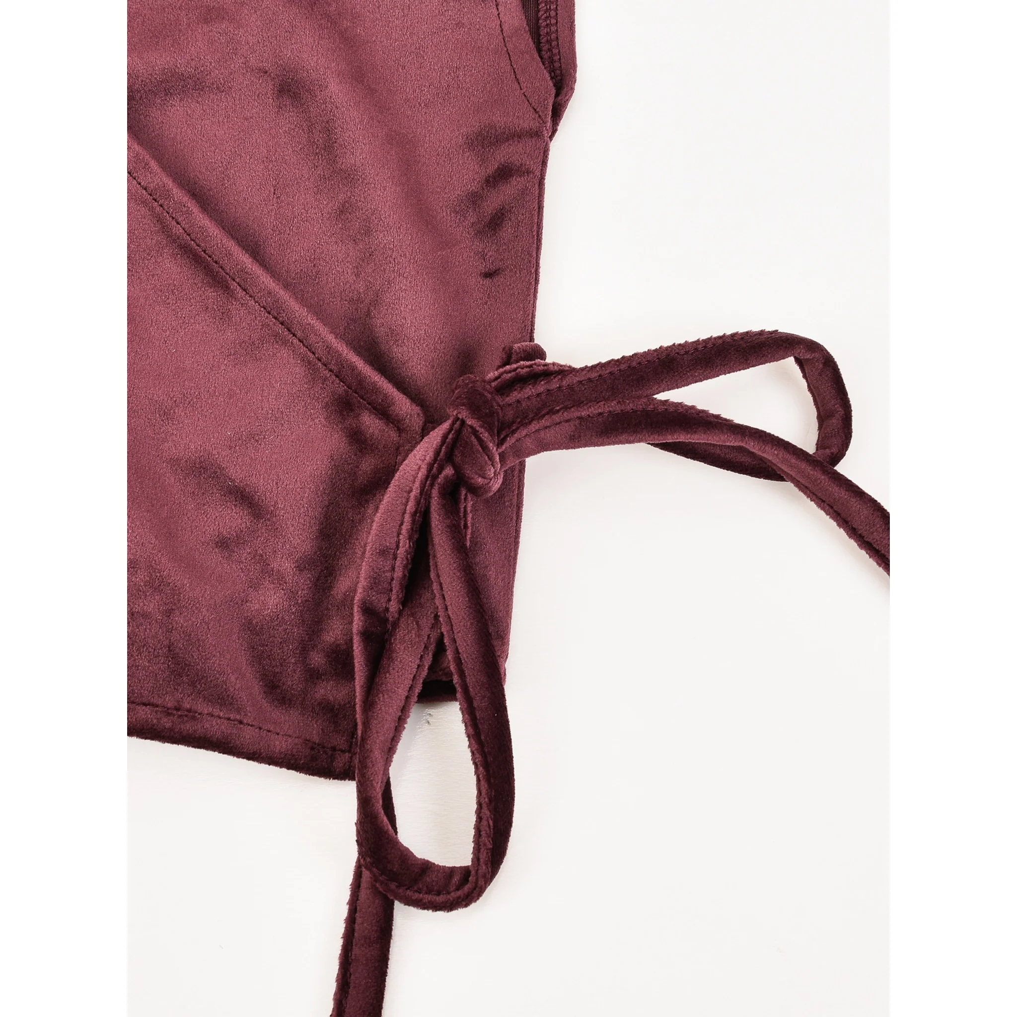 James Velvet Wrap Vest - Image 6