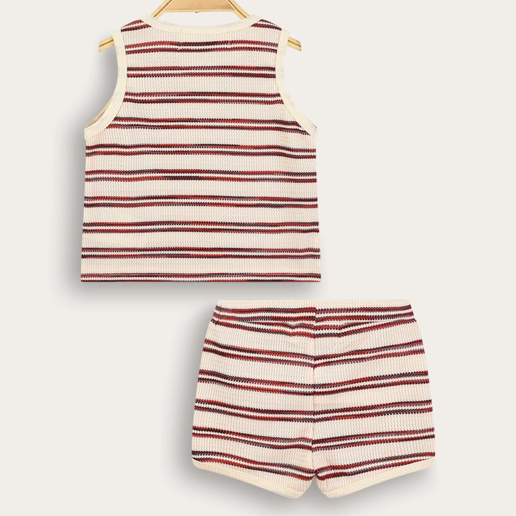 Melange Baby Striped Set - Image 4