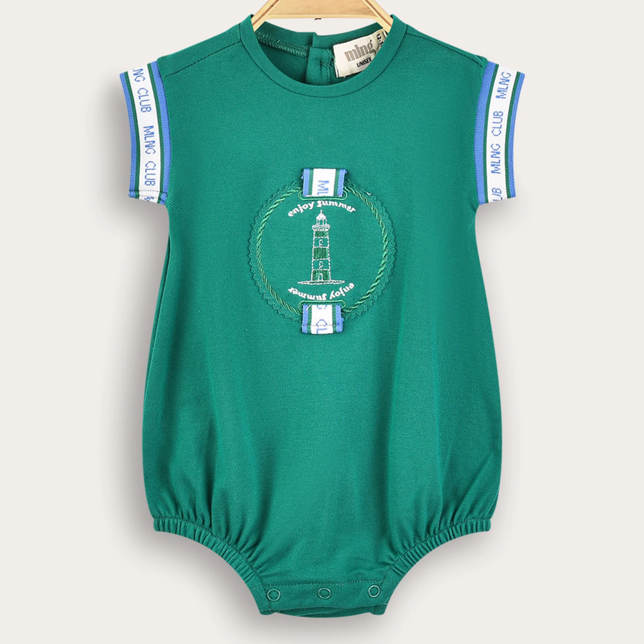 Melange Logo Polo Overall/ Dress - Image 4